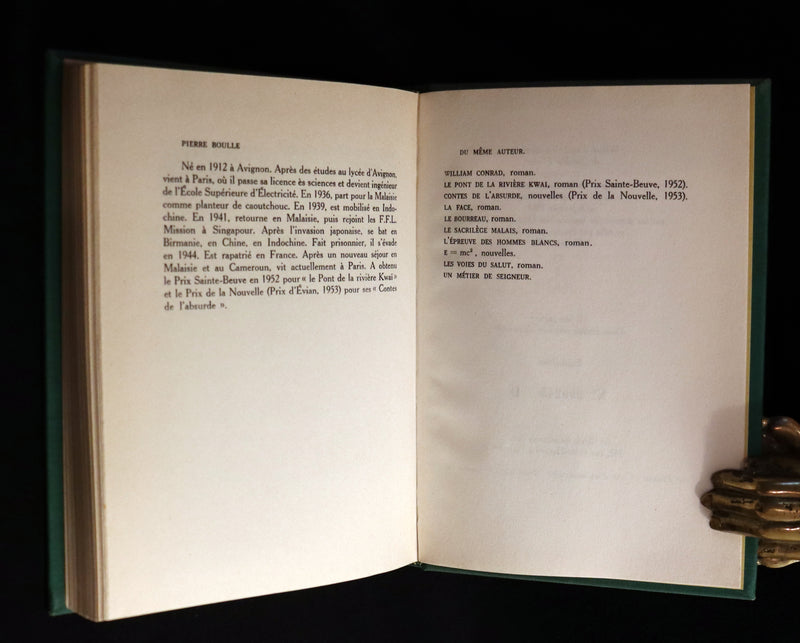 1963 Rare First Limited Edition #245 - La Planete des Singes (The Planet of the Apes) by Pierre Boulle.