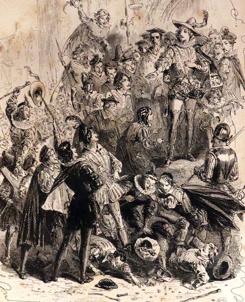 1849 Rare Book beautifully bound by Launder - CRICHTON by Ainsworth, illustrated by Hablot K. Browne.