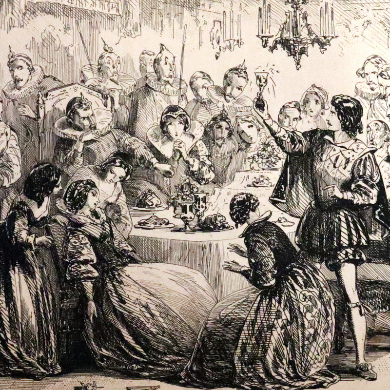 1849 Rare Book beautifully bound by Launder - CRICHTON by Ainsworth, illustrated by Hablot K. Browne.