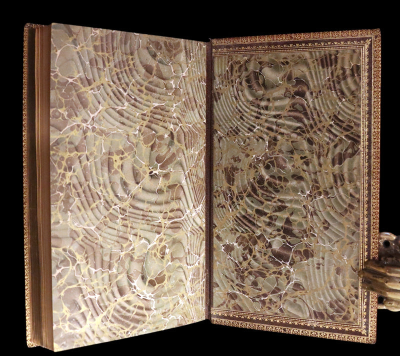 1849 Rare Book beautifully bound by Launder - CRICHTON by Ainsworth, illustrated by Hablot K. Browne.