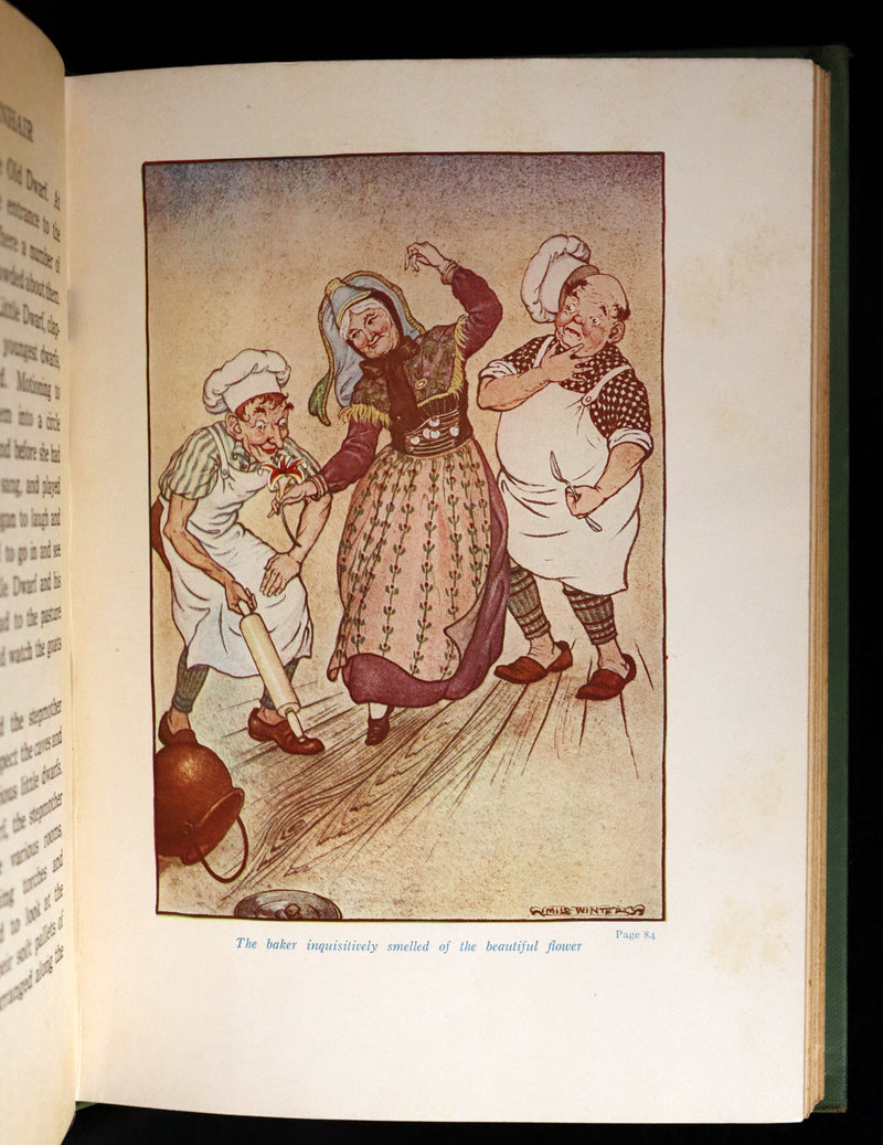 1932 Rare Book - Princess Goldenhair and the Wonderful Flower Illustrated by Milo Winter.