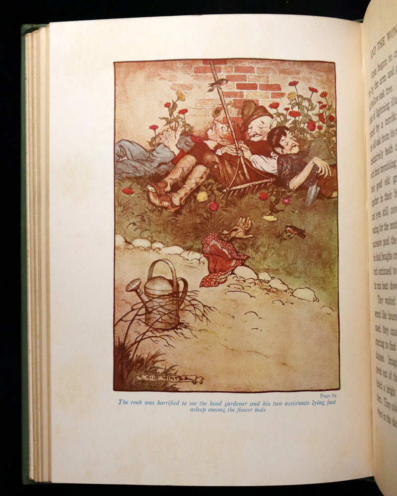 1932 Rare Book - Princess Goldenhair and the Wonderful Flower Illustrated by Milo Winter.