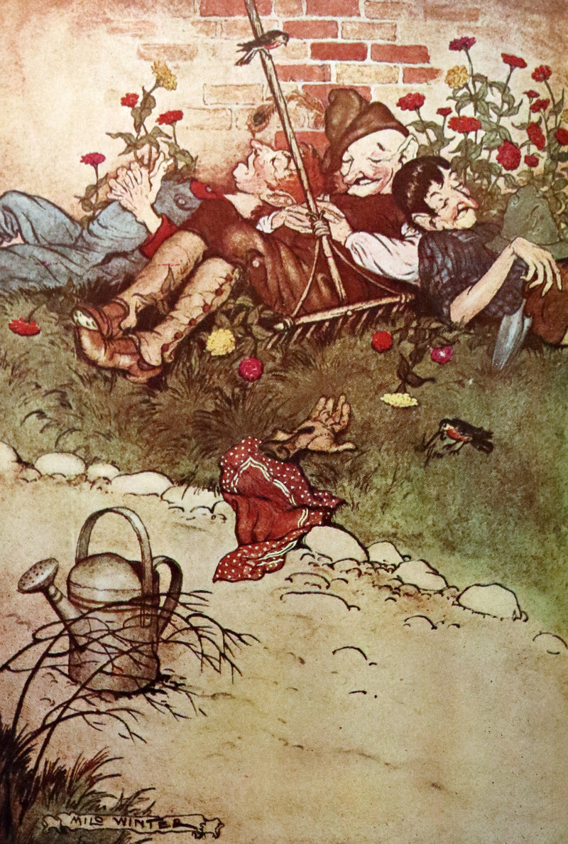 1932 Rare Book - Princess Goldenhair and the Wonderful Flower Illustrated by Milo Winter.