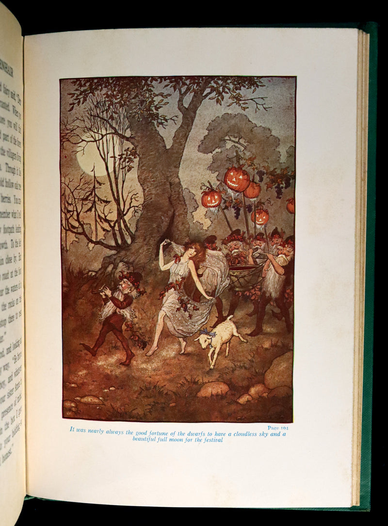 1932 Rare Book - Princess Goldenhair and the Wonderful Flower Illustrated by Milo Winter.