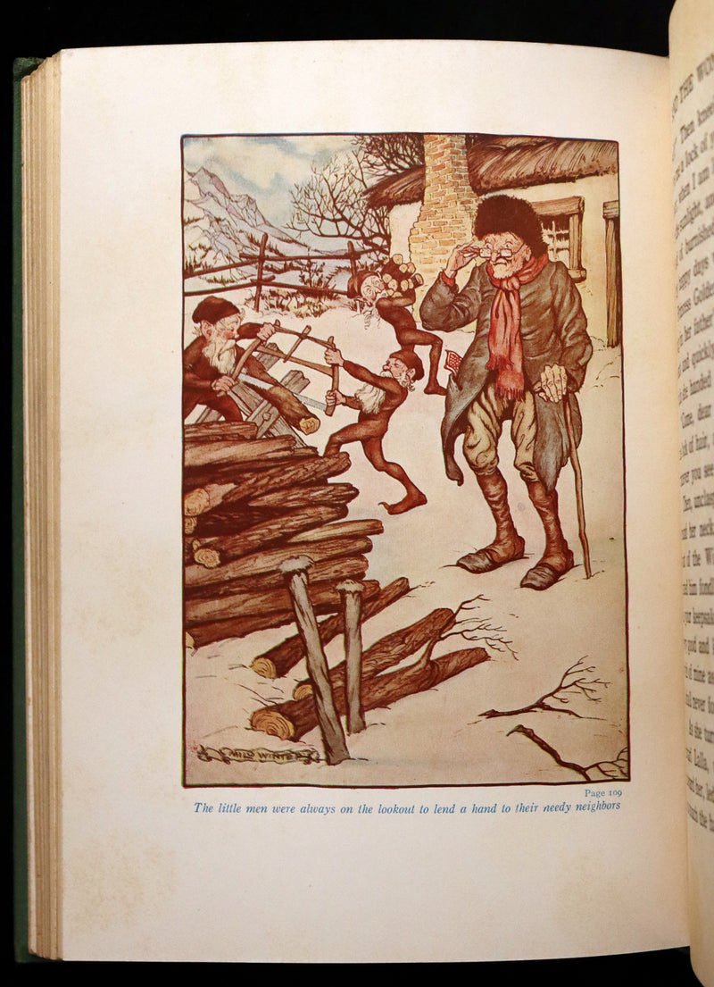 1932 Rare Book - Princess Goldenhair and the Wonderful Flower Illustrated by Milo Winter.