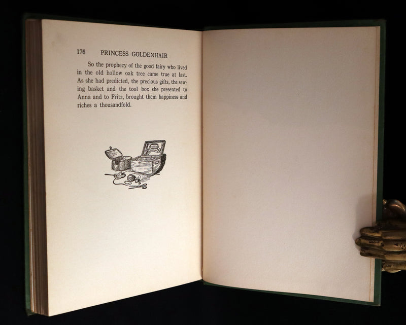 1932 Rare Book - Princess Goldenhair and the Wonderful Flower Illustrated by Milo Winter.