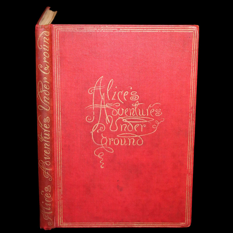 1886 Rare First Edition - Alice's Adventures Under Ground illustrated by Lewis Carroll.