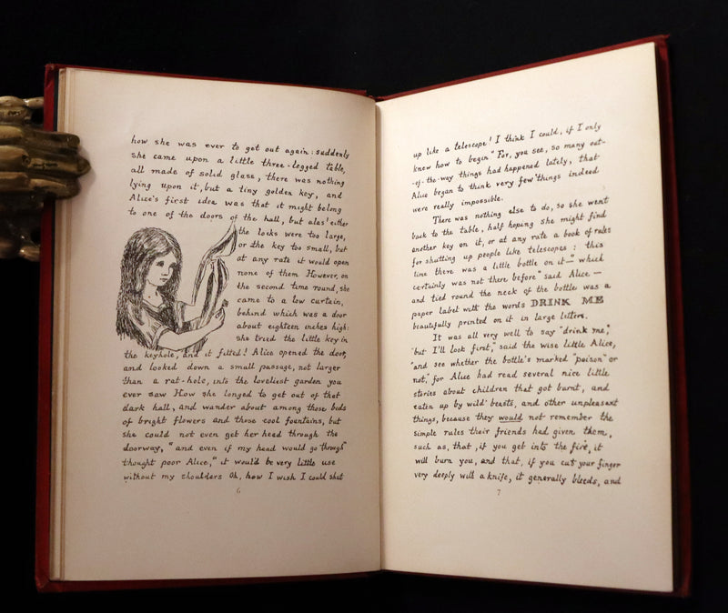 1886 Rare First Edition - Alice's Adventures Under Ground illustrated by Lewis Carroll.