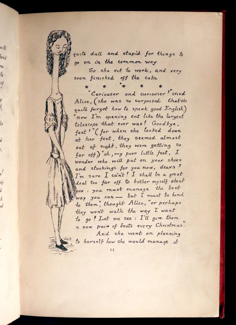 1886 Rare First Edition - Alice's Adventures Under Ground illustrated by Lewis Carroll.