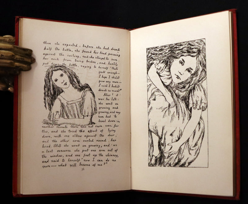 1886 Rare First Edition - Alice's Adventures Under Ground illustrated by Lewis Carroll.