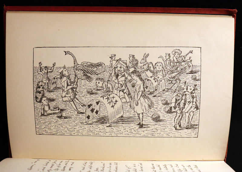 1886 Rare First Edition - Alice's Adventures Under Ground illustrated by Lewis Carroll.