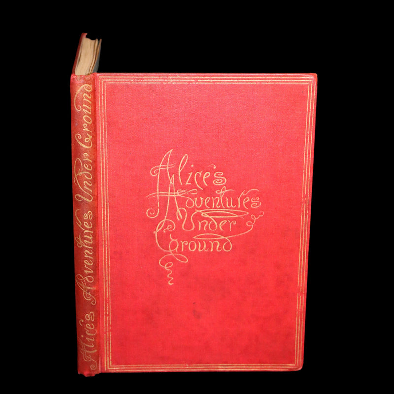 1886 Rare First Edition - Alice's Adventures Under Ground illustrated by Lewis Carroll.