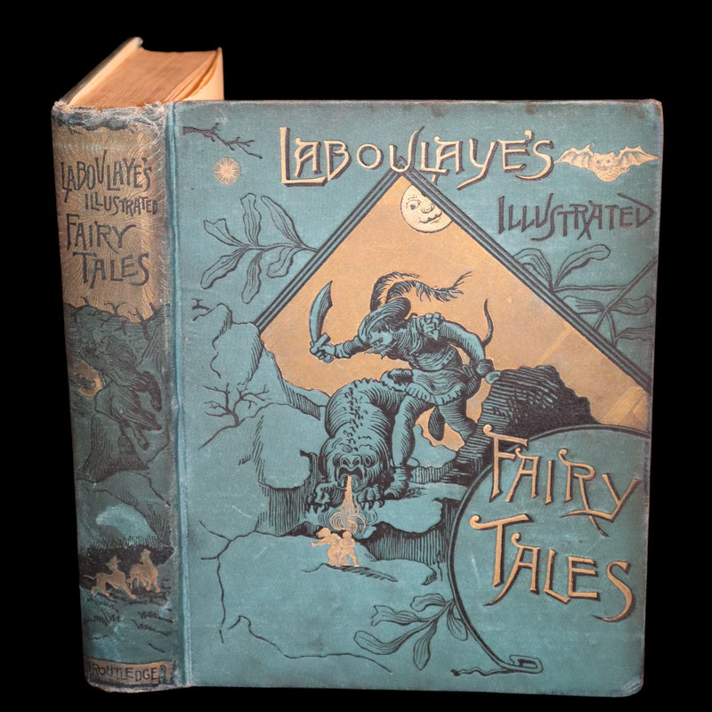1886 Scarce Book - FAIRY TALES by Edouard Laboulaye - illustrated. FIRST EDITION.