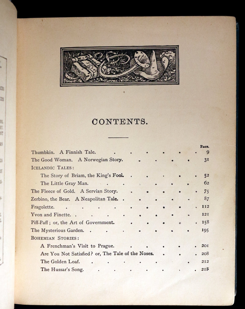 1886 Scarce Book - FAIRY TALES by Edouard Laboulaye - illustrated. FIRST EDITION.