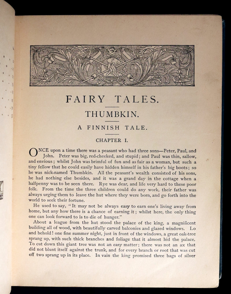1886 Scarce Book - FAIRY TALES by Edouard Laboulaye - illustrated. FIRST EDITION.