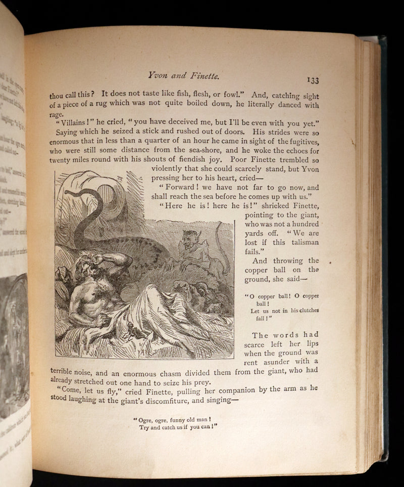 1886 Scarce Book - FAIRY TALES by Edouard Laboulaye - illustrated. FIRST EDITION.