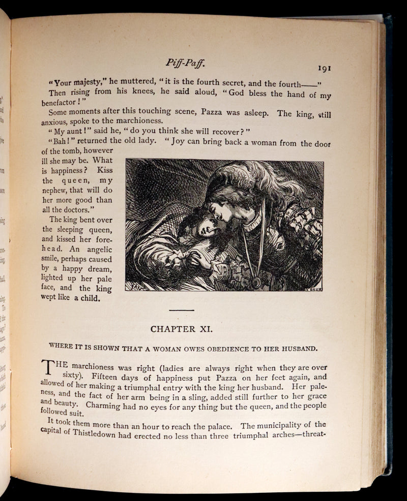 1886 Scarce Book - FAIRY TALES by Edouard Laboulaye - illustrated. FIRST EDITION.