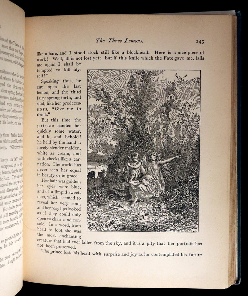 1886 Scarce Book - FAIRY TALES by Edouard Laboulaye - illustrated. FIRST EDITION.