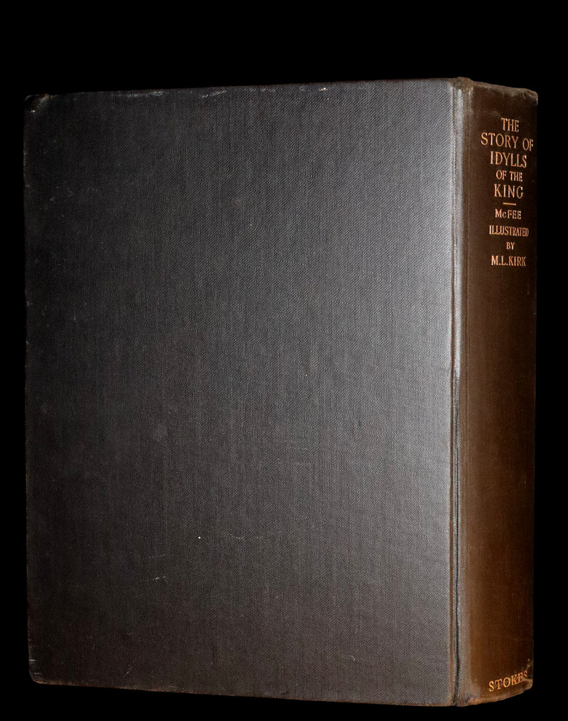 1912 First Edition Illustrated by Maria L. Kirk - Legend of King Arthur - Idylls of the King.