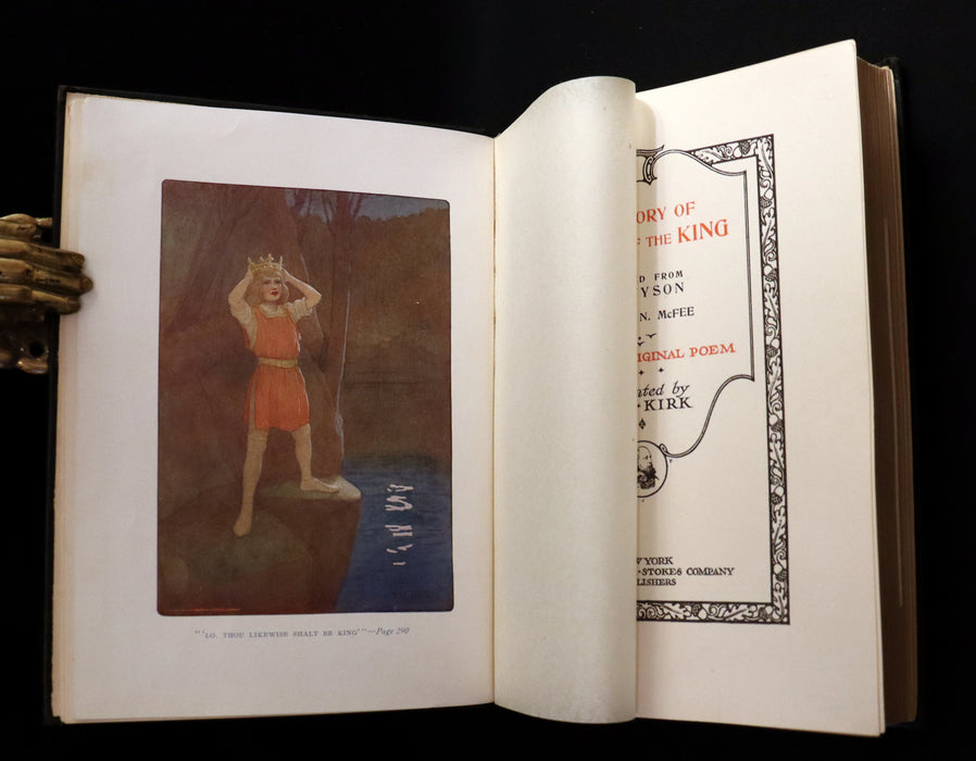 1912 First Edition Illustrated by Maria L. Kirk - Legend of King Arthur - Idylls of the King.