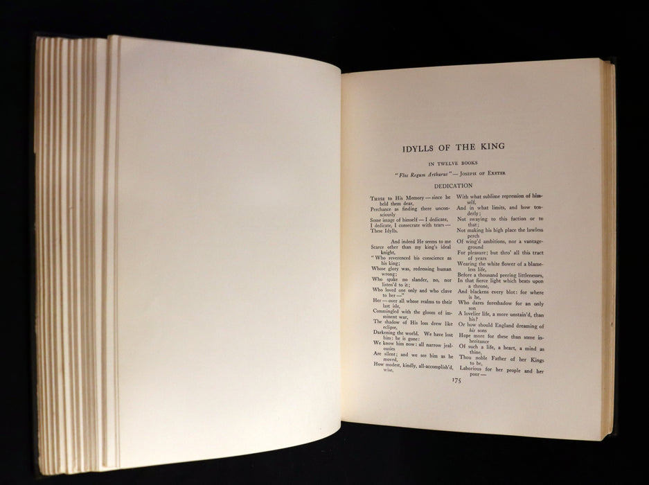 1912 First Edition Illustrated by Maria L. Kirk - Legend of King Arthur - Idylls of the King.