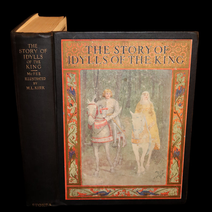 1912 First Edition Illustrated by Maria L. Kirk - Legend of King Arthur - Idylls of the King.