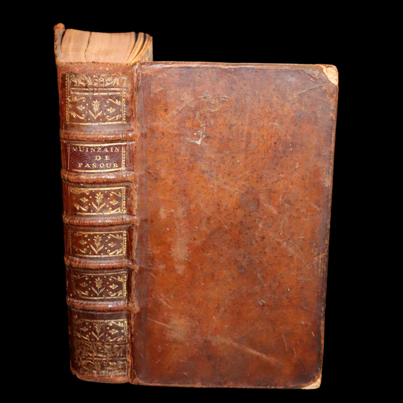 1777 Rare French Latin Book - Easter Prayer - Devotion - Office de la Quinzaine de Paque - following the Breviary & the Missal of Paris.