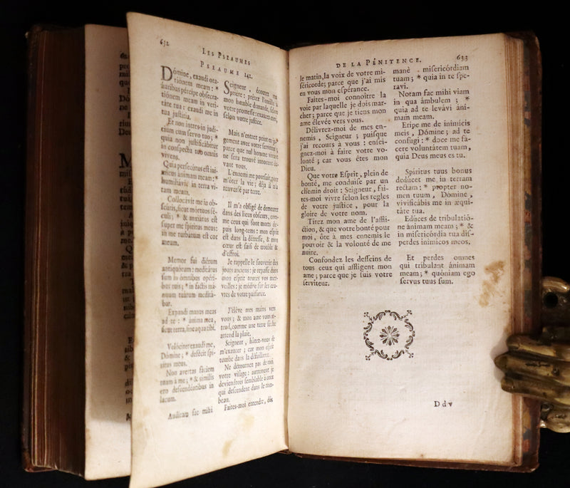 1777 Rare French Latin Book - Easter Prayer - Devotion - Office de la Quinzaine de Paque - following the Breviary & the Missal of Paris.