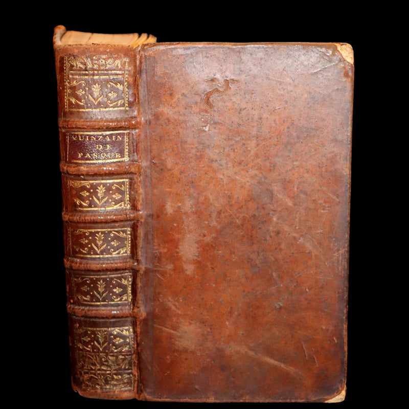 1777 Rare French Latin Book - Easter Prayer - Devotion - Office de la Quinzaine de Paque - following the Breviary & the Missal of Paris.