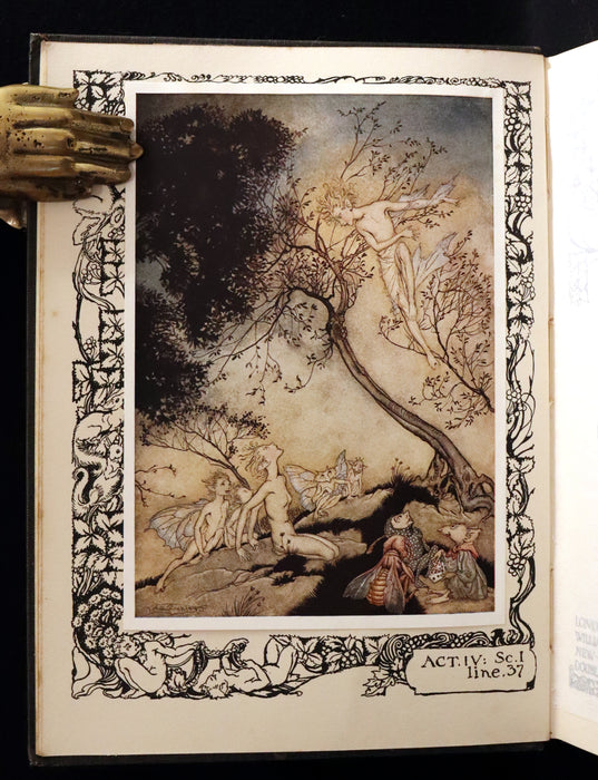 1926 Rare First Edition - THE TEMPEST by Shakespeare illustrated by Arthur RACKHAM.