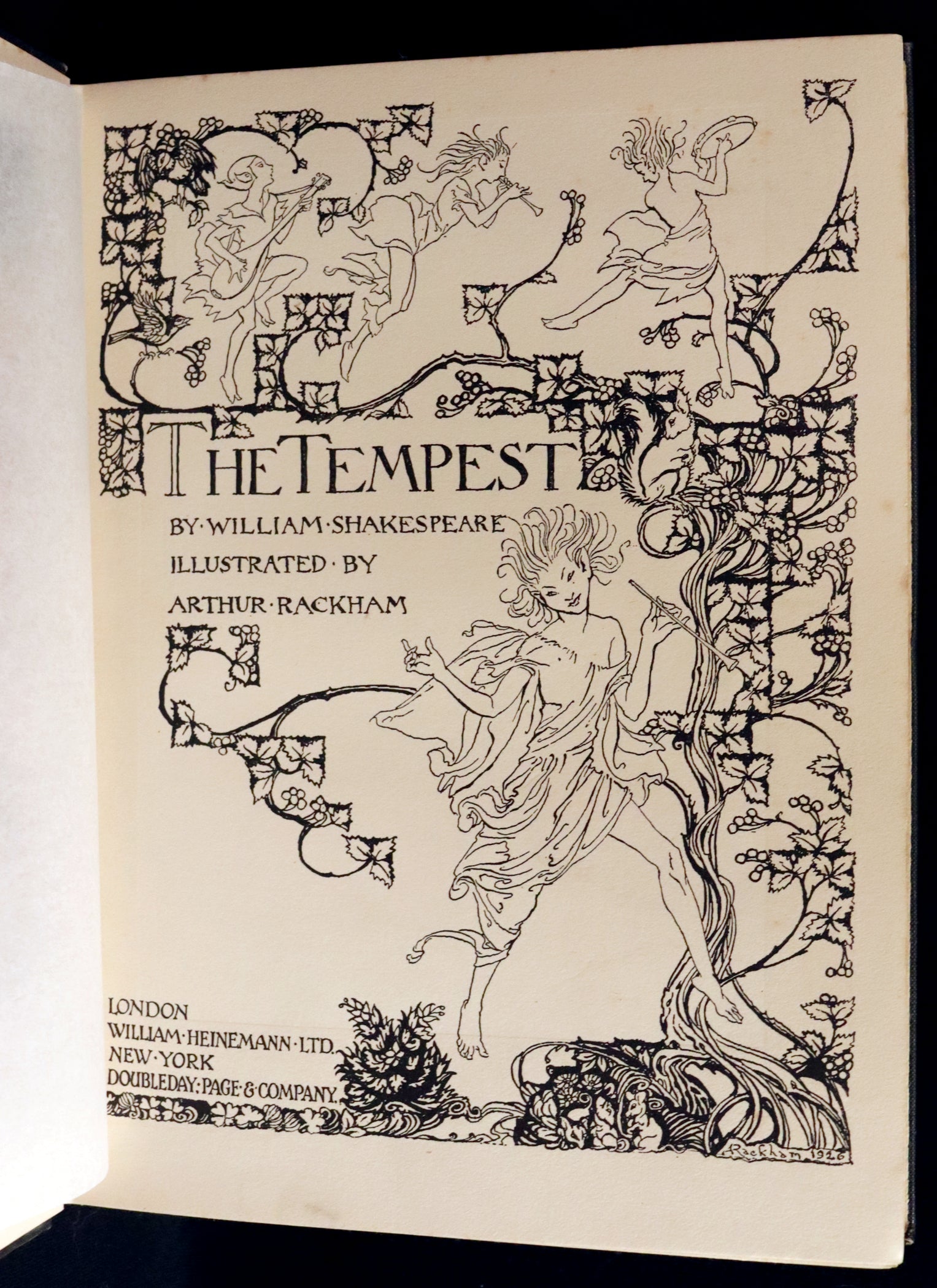 1926 Rare First Edition - THE TEMPEST by Shakespeare illustrated by ...