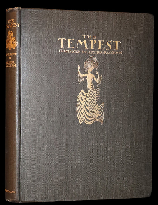 1926 Rare First Edition - THE TEMPEST by Shakespeare illustrated by Arthur RACKHAM.