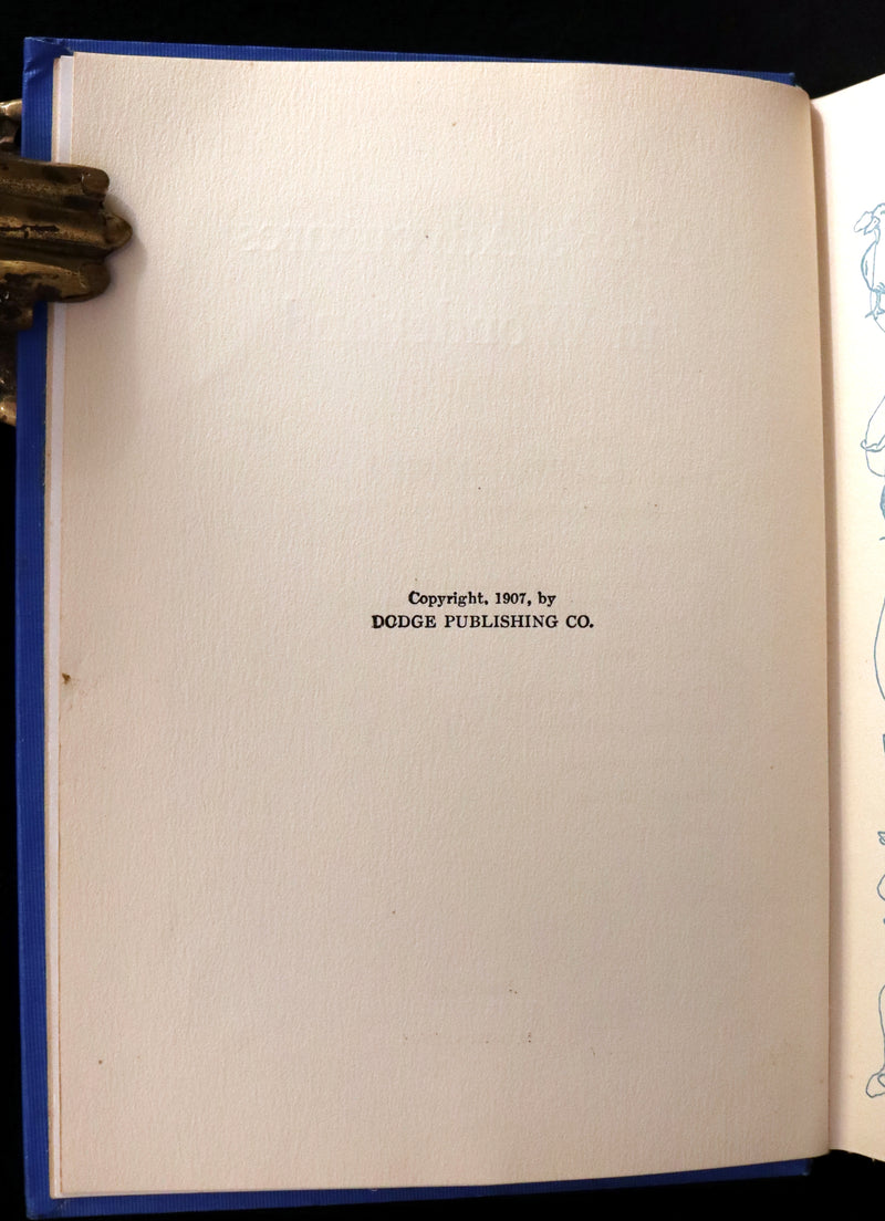 1907 Rare Book - Alice's Adventures in Wonderland Illustrated by Bessie Pease Gutmann. 1stED.