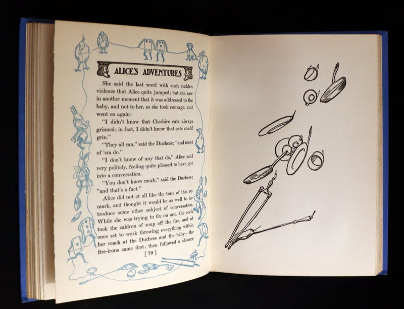 1907 Rare Book - Alice's Adventures in Wonderland Illustrated by Bessie Pease Gutmann. 1stED.