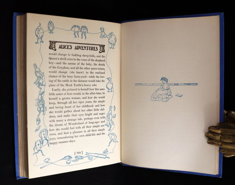 1907 Rare Book - Alice's Adventures in Wonderland Illustrated by Bessie Pease Gutmann. 1stED.