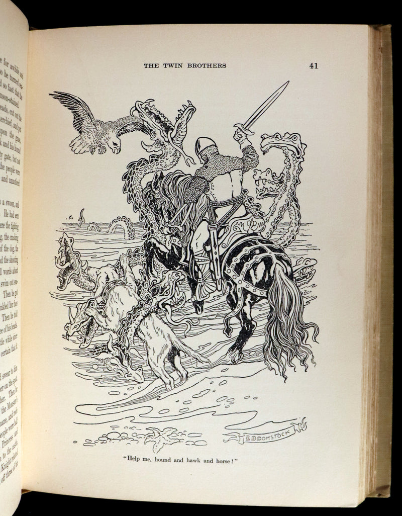 1909 Scarce 1stED - In the Bear's Paws and The Eagle's Claws and other DANISH Fairy Tales by Ivend Grundtvig.