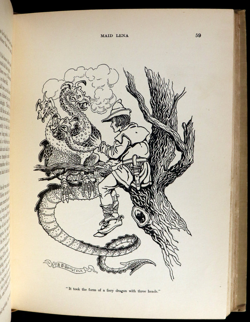 1909 Scarce 1stED - In the Bear's Paws and The Eagle's Claws and other DANISH Fairy Tales by Ivend Grundtvig.