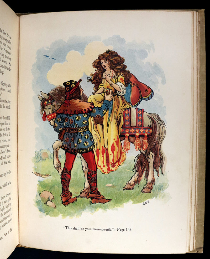 1909 Scarce 1stED - In the Bear's Paws and The Eagle's Claws and other DANISH Fairy Tales by Ivend Grundtvig.