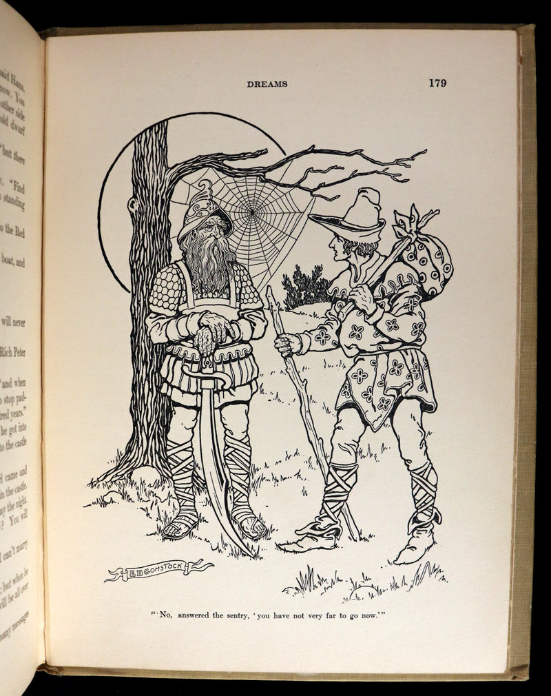 1909 Scarce 1stED - In the Bear's Paws and The Eagle's Claws and other DANISH Fairy Tales by Ivend Grundtvig.