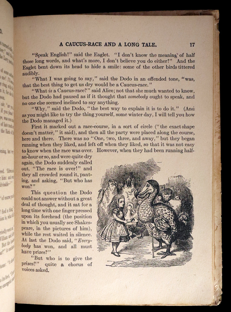 1900 Rare Book - Alice's Adventures in Wonderland by Lewis Carroll published by Donohue.