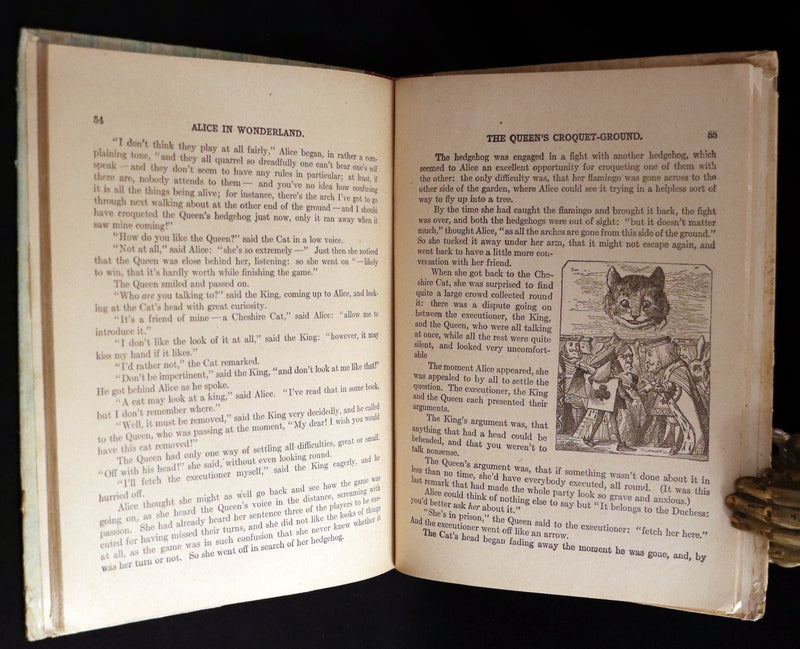 1900 Rare Book - Alice's Adventures in Wonderland by Lewis Carroll published by Donohue.