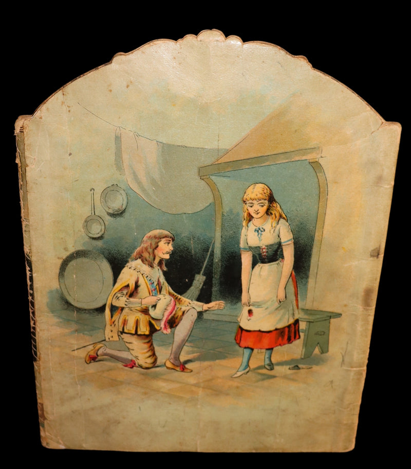 1891 Scarce Victorian Book - CINDERELLA Theater Pantomime toy Book by McLoughlin.