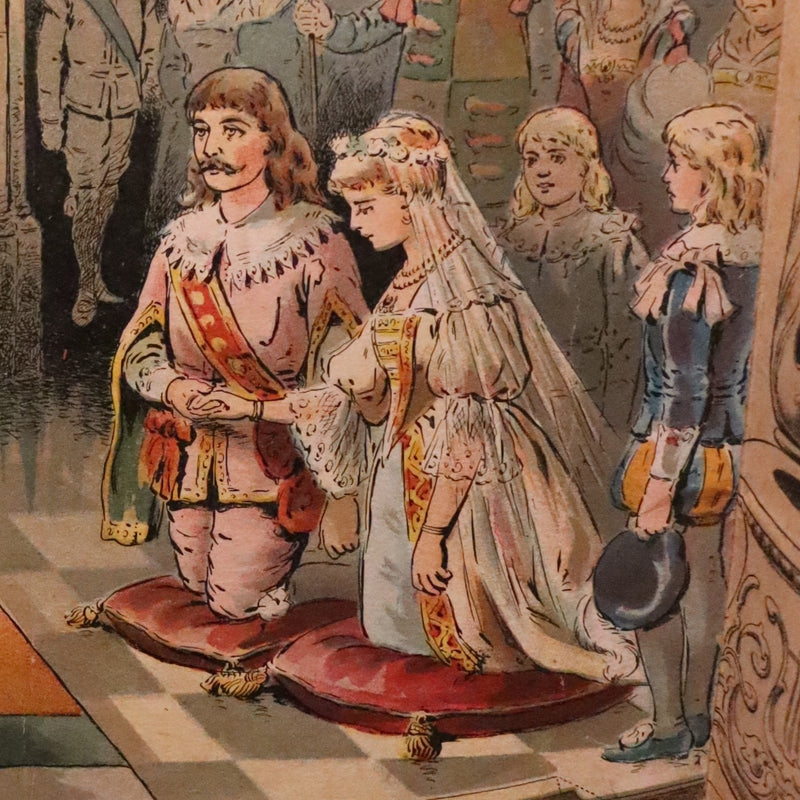 1891 Scarce Victorian Book - CINDERELLA Theater Pantomime toy Book by McLoughlin.