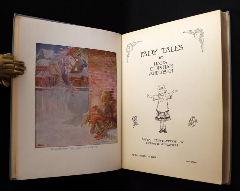 1922 Scarce First Edition - Hans Christian Andersen FAIRY TALES illustrated by Honor Charlotte Appleton.