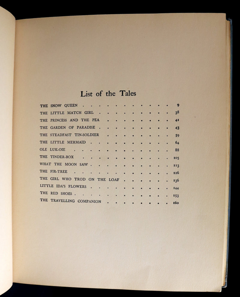 1922 Scarce First Edition - Hans Christian Andersen FAIRY TALES illustrated by Honor Charlotte Appleton.