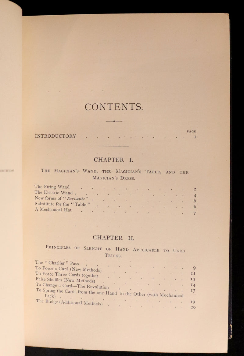 1890 First Edition - MORE MAGIC - A Practical Treatise On Magic by Professor Hoffmann.