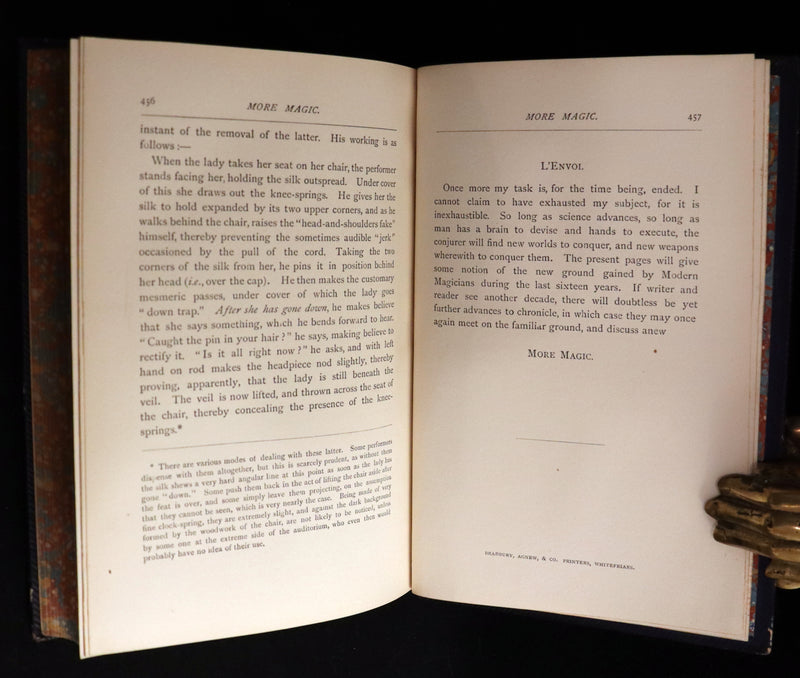 1890 First Edition - MORE MAGIC - A Practical Treatise On Magic by Professor Hoffmann.