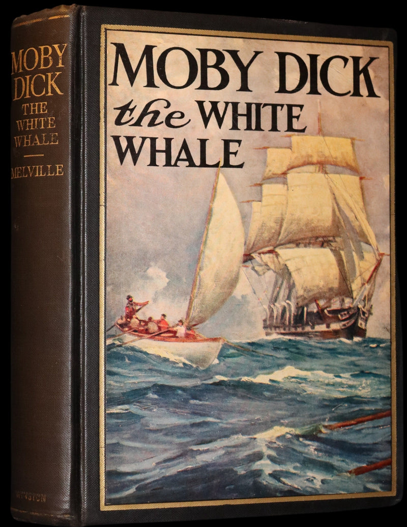 1931 Rare First Edition - Moby Dick or The White Whale by Herman Melville, illustrated by Anton Otto Fischer.