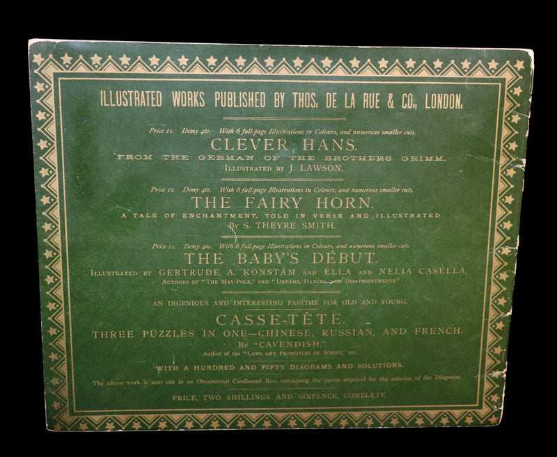 1883 Scarce Book - The FAIRIES – A Child’s Song by William Allingham Illustrated by E. Gertrude Thomson. 1stED.