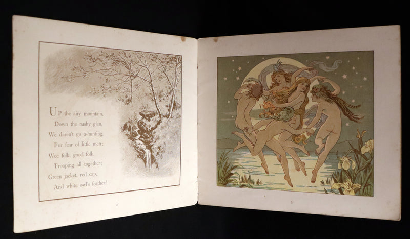 1883 Scarce Book - The FAIRIES – A Child’s Song by William Allingham Illustrated by E. Gertrude Thomson. 1stED.